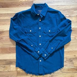 Abercrombie Flannel with Raw Hem (XS)